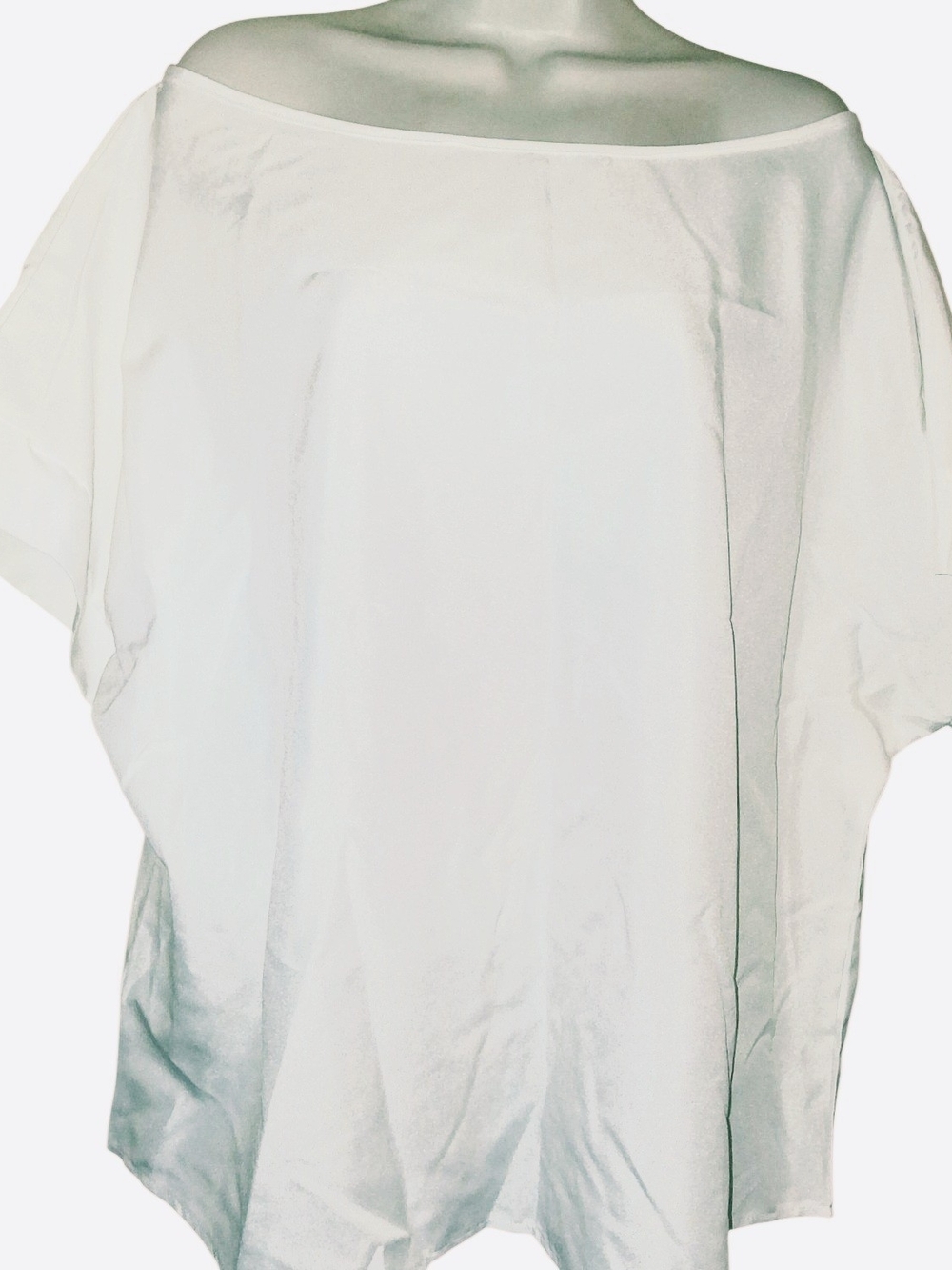SHEIN White Off-Shoulder Short Sleeve Tee